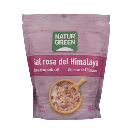 Sal rosa grosso do Himalaia Naturgreen 500 g