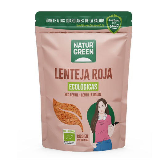 Lentilhas vermelhas Naturgreen, 500 g