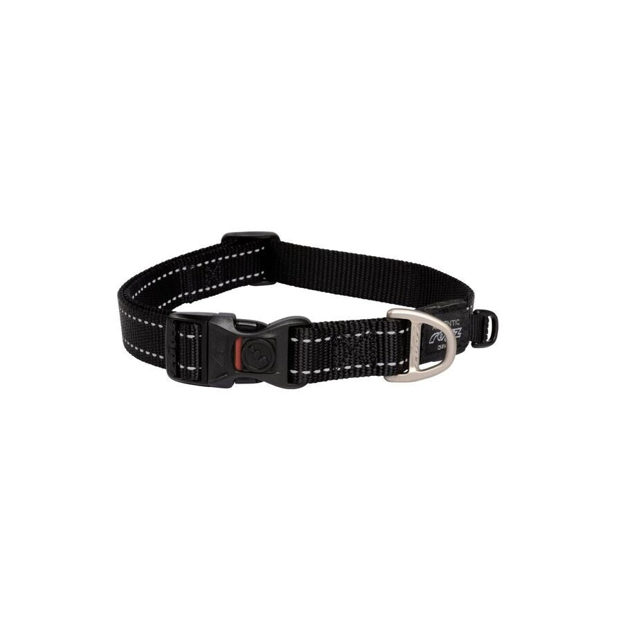 Collar Para Perro, Modelo Classic De Rogz Color Negro. Talla Xxl (63-70kg)_0