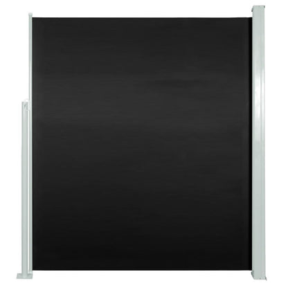 Vidaxl Toldo Lateral Retráctil De Jardín Negro160x300 Cm_0