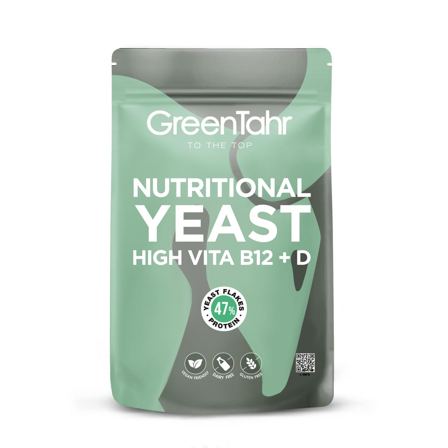 Flocos de levedura nutricional High Vita B12+D: (500g) Embalagem XXL