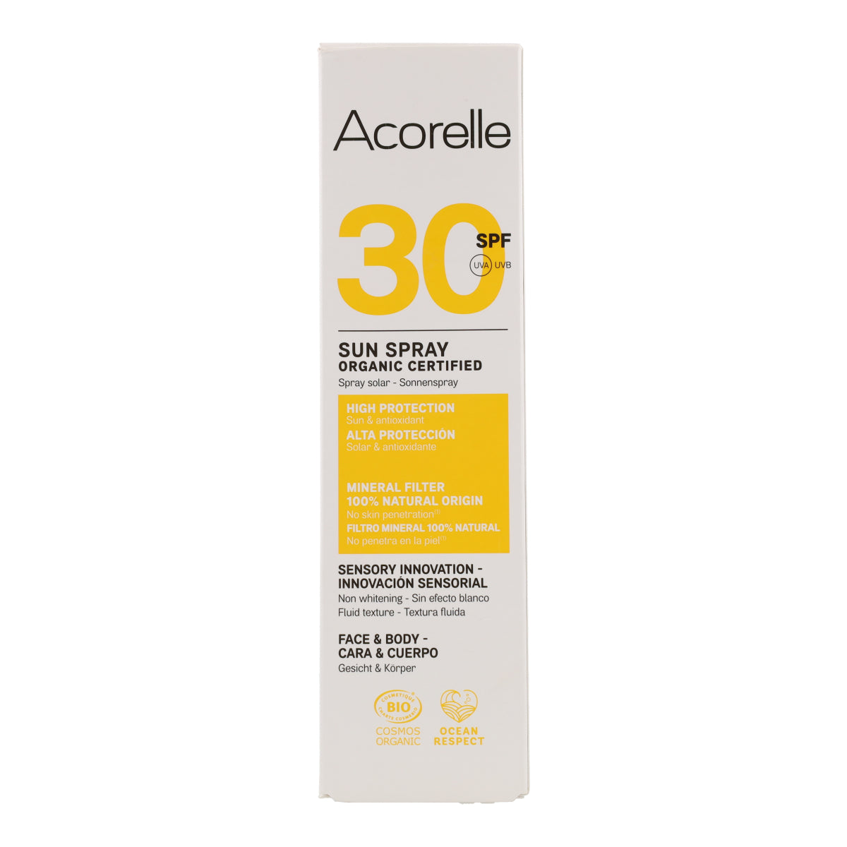 Spray Solar FPS 30 Acorelle 100 ml