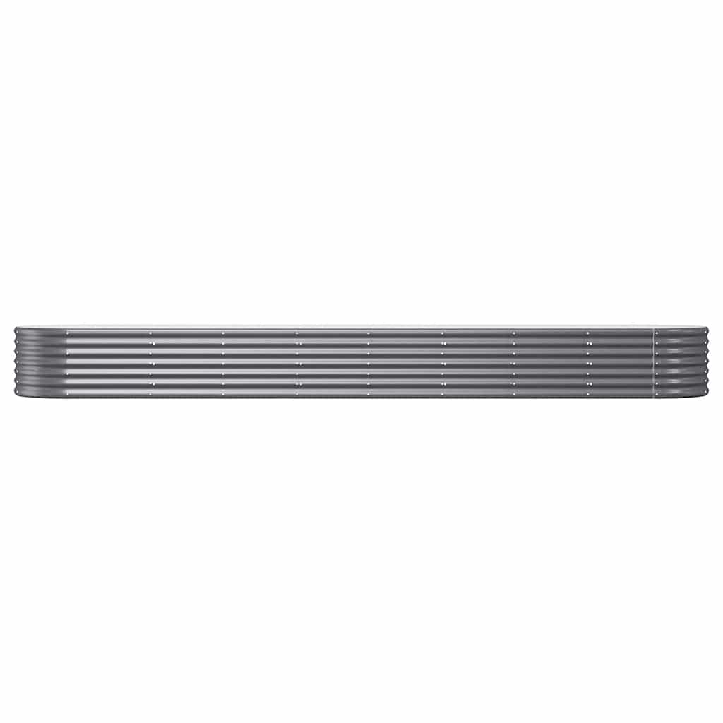 Jardinera Arriate Acero Galvanizado Antracita 368x80x36 Cm_2