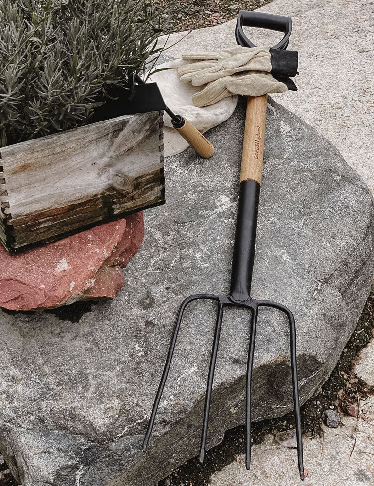 Horquilla De Jardín Deluxe - Metal, Fresno_3