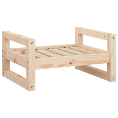 Vidaxl Cama Para Perros Madera Maciza De Pino 55,5x45,5x28 Cm_0