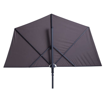 Madison Sombrilla Para Balcón Sun Wave Gris Taupe 270x150 Cm Pac3p015_4