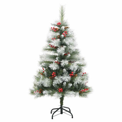 Vidaxl Árbol De Navidad Artificial Con Bisagras 150 Led Y Bolas 150 Cm_4