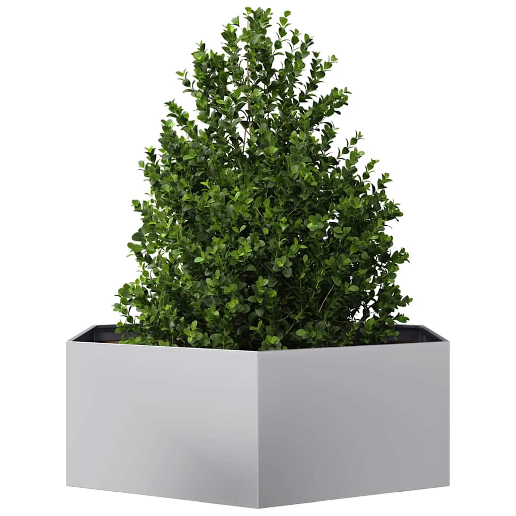 Jardinera Hexagonal Acero Galvanizado 138x120x45 Cm_2