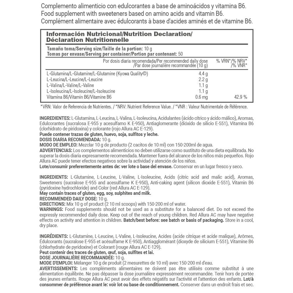 Bcaa + Glutamina Kyowa® - 500g - Lollipop - Mejora La Resistencia - Masmusculo_4