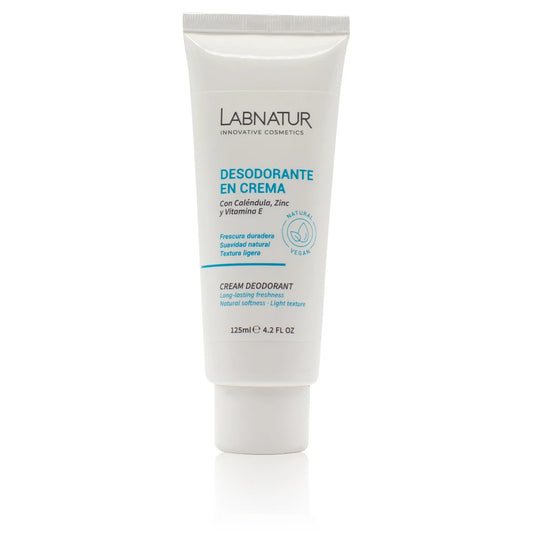 Desodorante en Crema Labnatur 125 ml | Control del Mal Olor | Sin Alcohol ni Sales de Aluminio | Piel Sensible | Vegano_0
