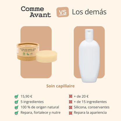 Cuidado Del Cabello Sólido Con Aceite De Ciruela - Sin Perfume_4