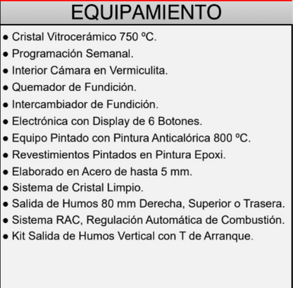 BRICOSOL Estufa de pellets aire pasillo FM Modelo BP-402 Negro_1