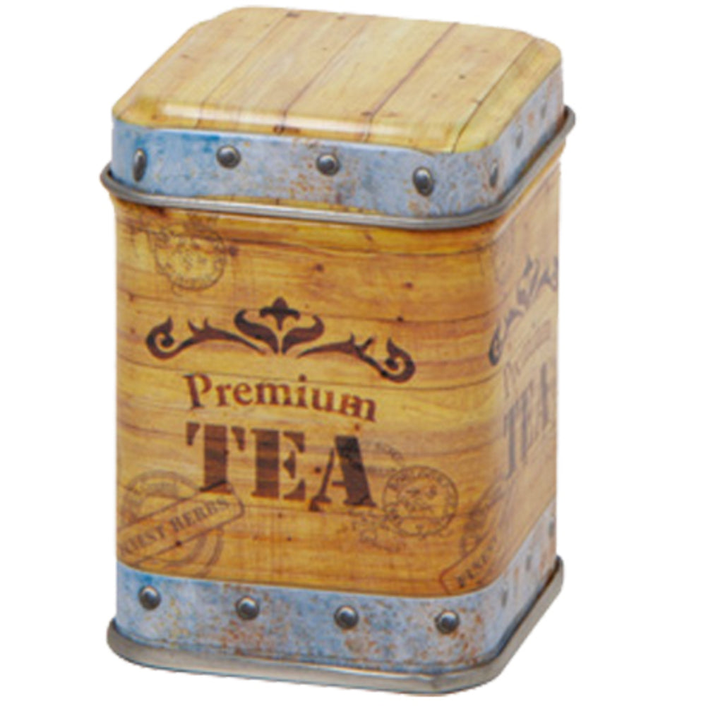 Lata De Té Imitación Madera - 50g_0