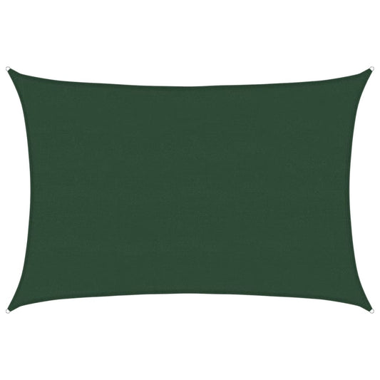 Toldo De Vela Hdpe Verde Oscuro 160 G/m² 5x6 M_0