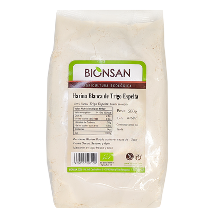 Harina De Trigo Espelta Blanca Eco Bionsan 500gr_0