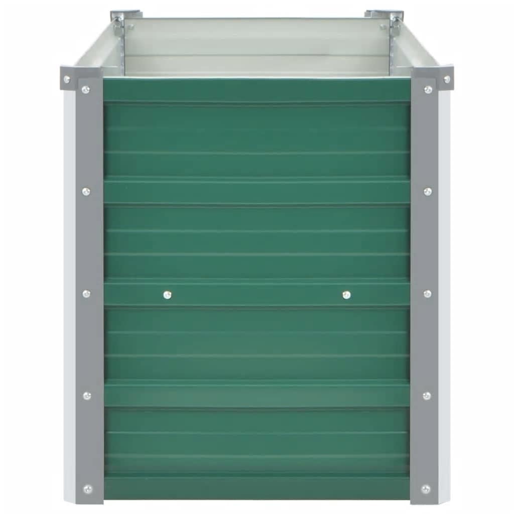 Arriate De Jardín De Acero Galvanizado Verde 160x40x45 Cm_4