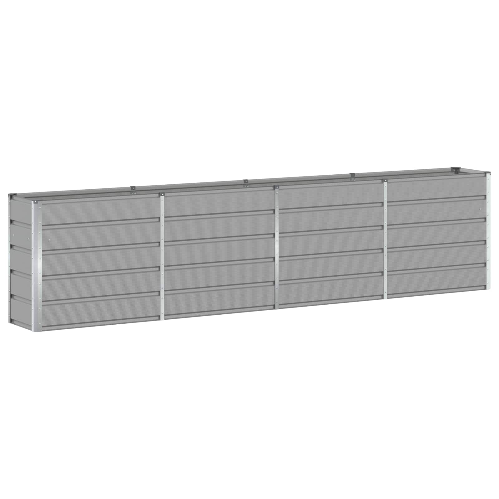 Jardinera Gris Claro 320 X 40 X 75 Cm Acero_0