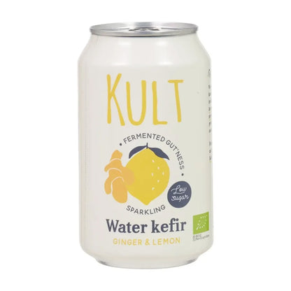 KULT Água Kefir Gengibre Limão 330 ml