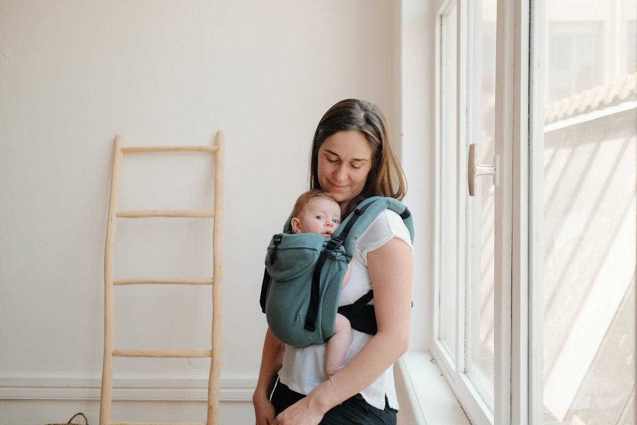 Mochila Evolutiva Portabebés, Néo V3 Néobulle Vert Eucalyptus_1