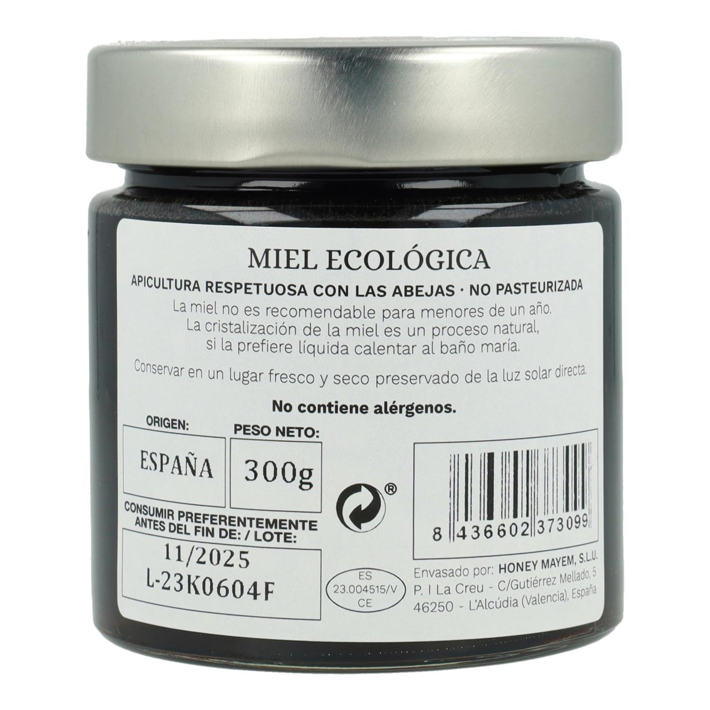 Mel florestal biológico Mayem 300 g