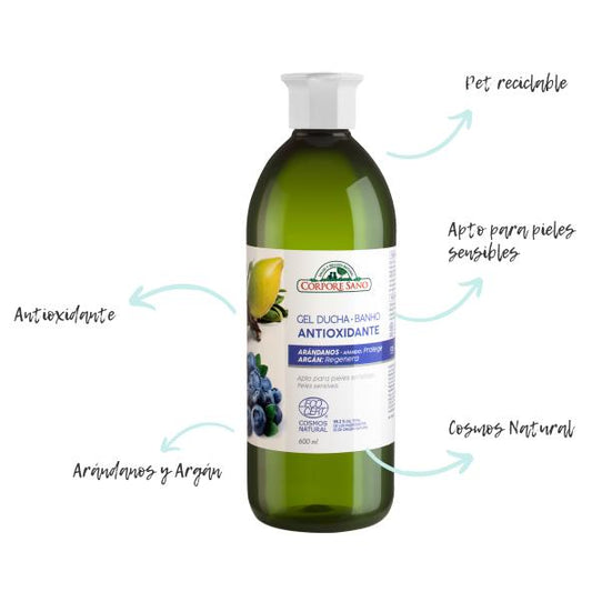 Gel de Banho Antioxidante Corpore 600 ml