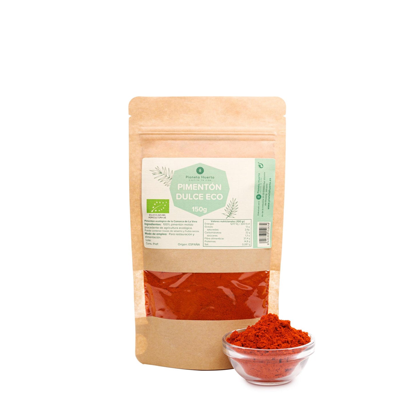 Pimento doce ECO Planeta Huerto frasco de vidro 100 g