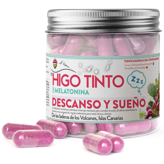 Higo Tinto Con Melatonina - Descanso Y Sueño (90 Cápsulas)_0