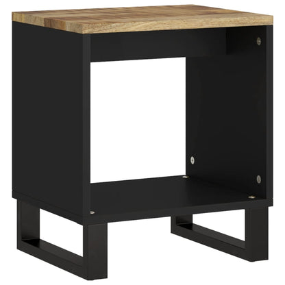 Mesa De Centro Madera Maciza Mango Y Contrachapada 40x31x46 Cm_0