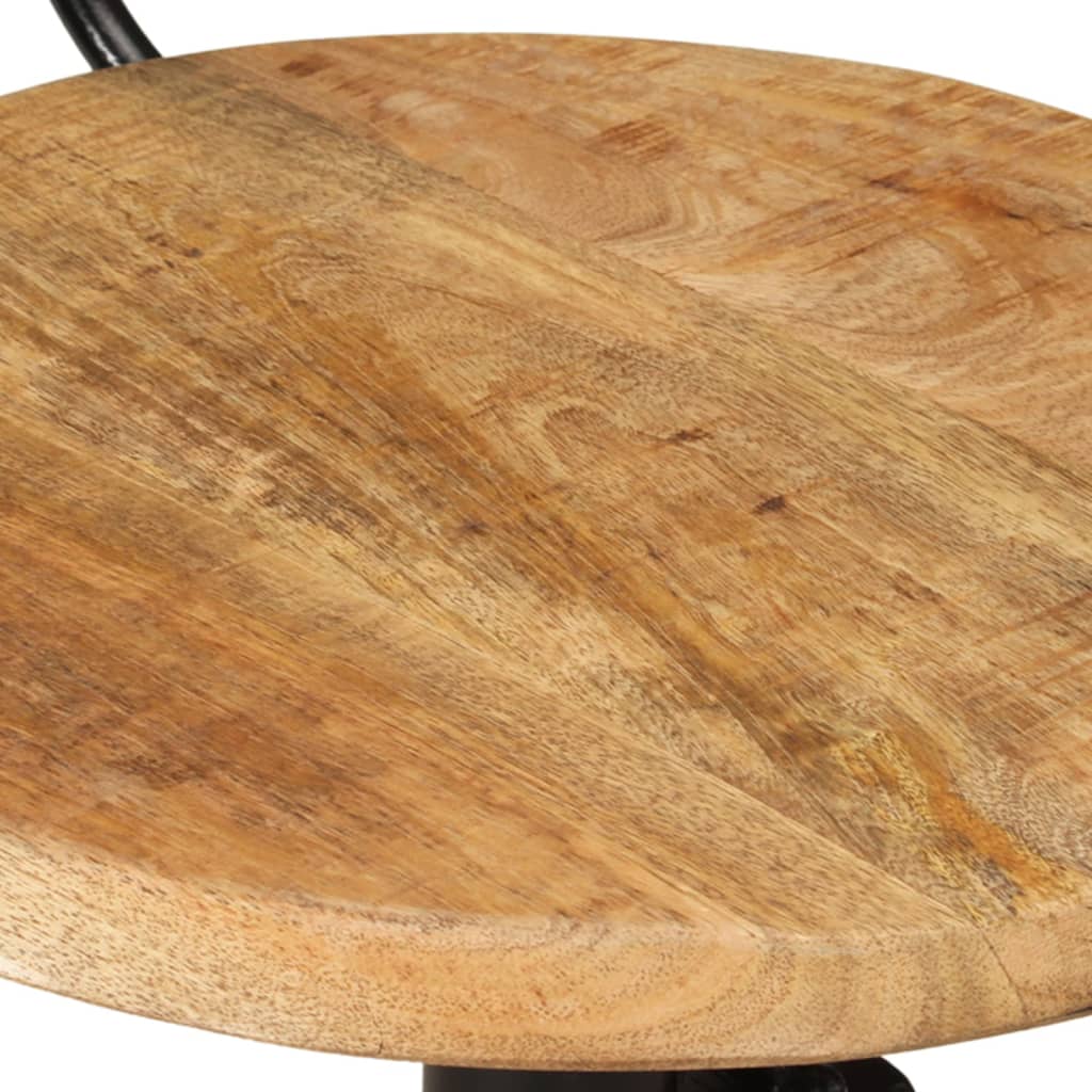 Taburetes De Cocina 2 Unidades Madera Maciza De Mango_5