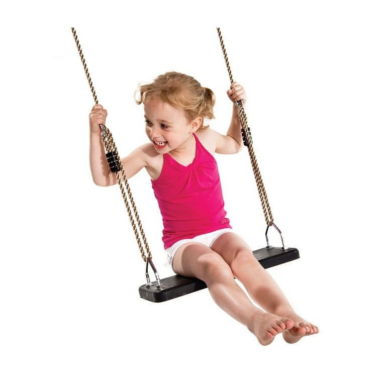 Columpio Doble De Madera Cuadrada Masgames Karai Deluxe Adultos (caucho Y Cuerdas)._5