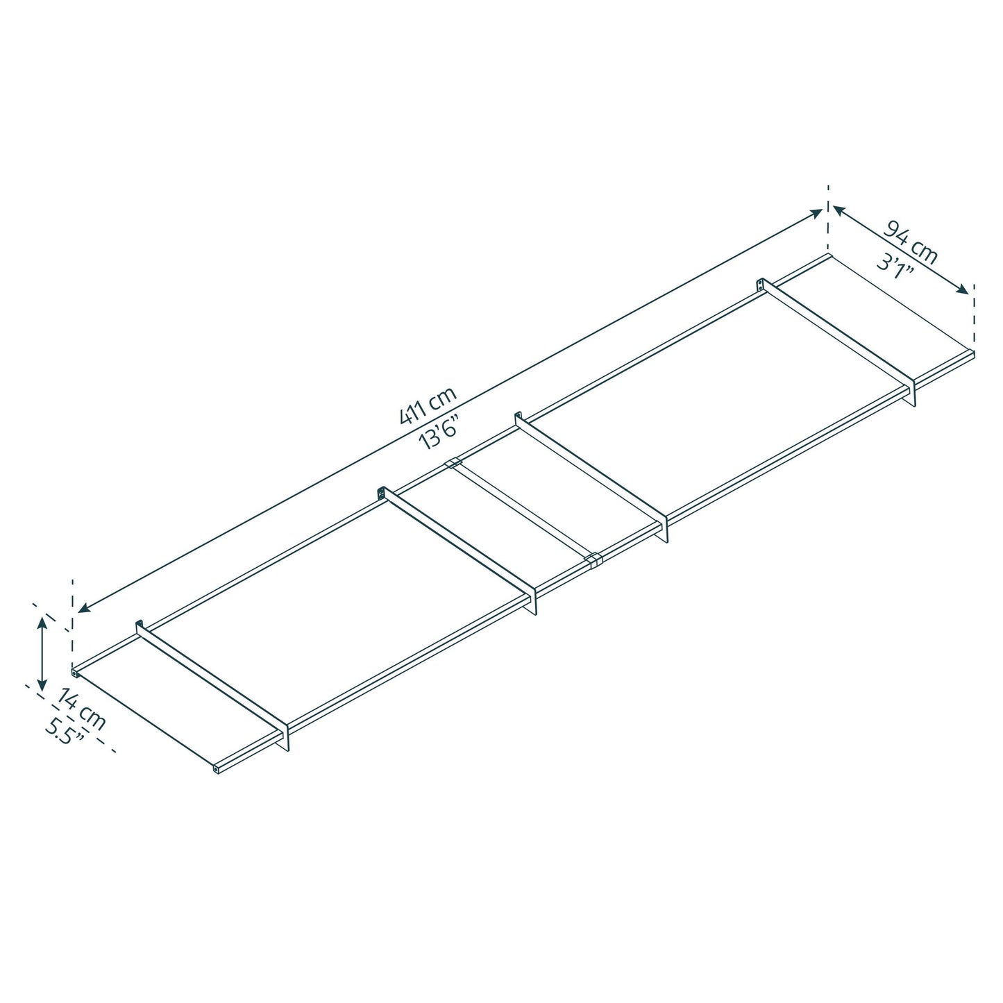 Marquise Nancy 411x94 cm Canopia by Palram 