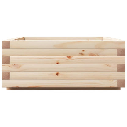 Jardinera De Madera Maciza De Pino 60x60x26,5 Cm_5
