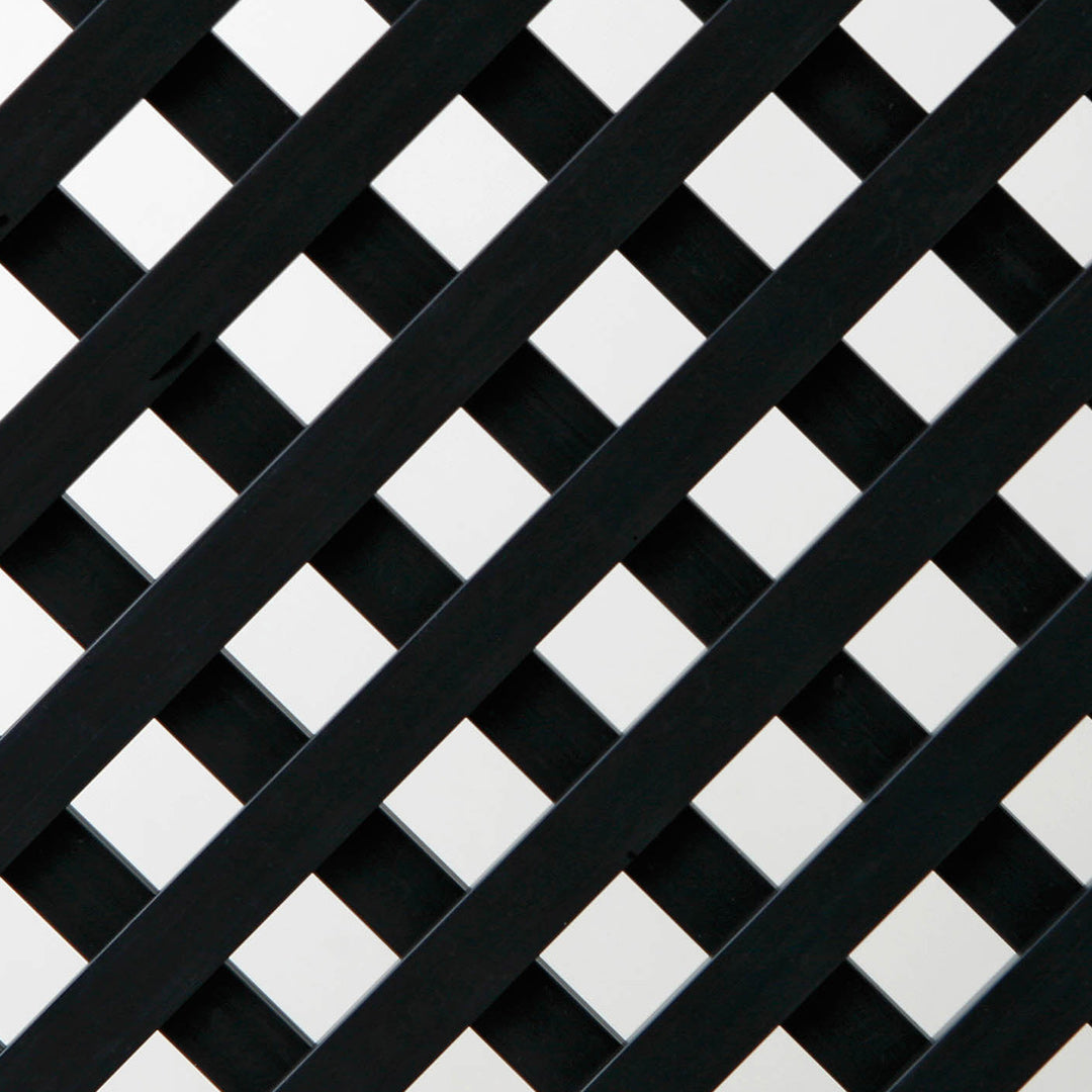 Celosía Pvc 18mm Antracita - Decoración Y Separación De Espacios - 1x2 M - Color_2
