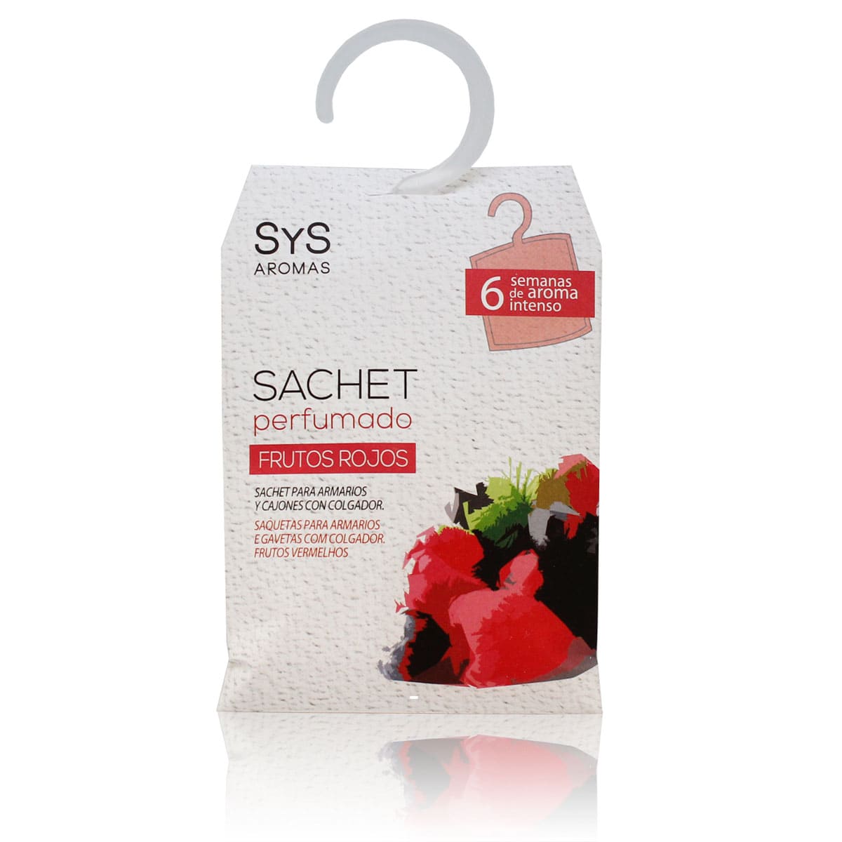 Sachet Perfumado Frutos Rojos 12 g| Ambientador para Armarios y Cajones | Aroma Dulce Y Afrutado_0