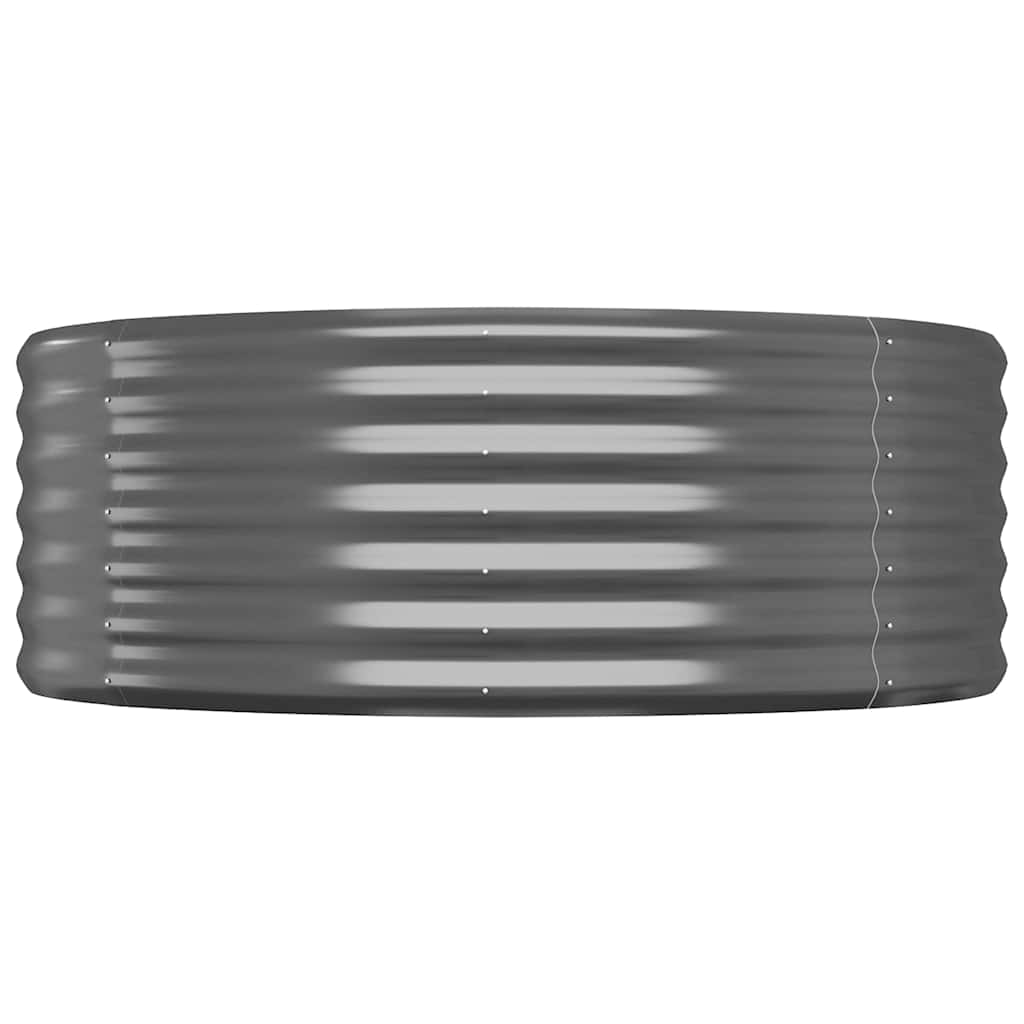 Jardinera Arriate Acero Galvanizado Antracita 396x100x36cm_3