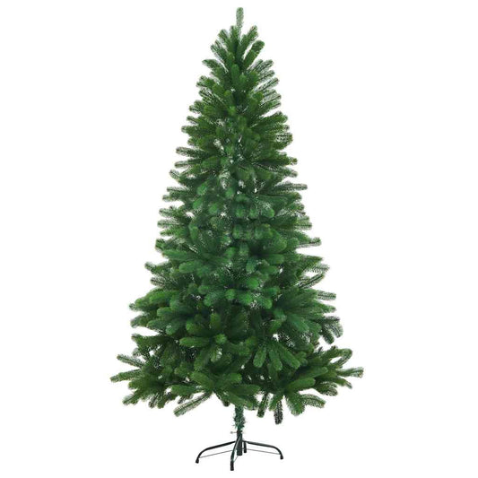 Árbol De Navidad Artificial Agujas Realistas 150 Cm Verde_0