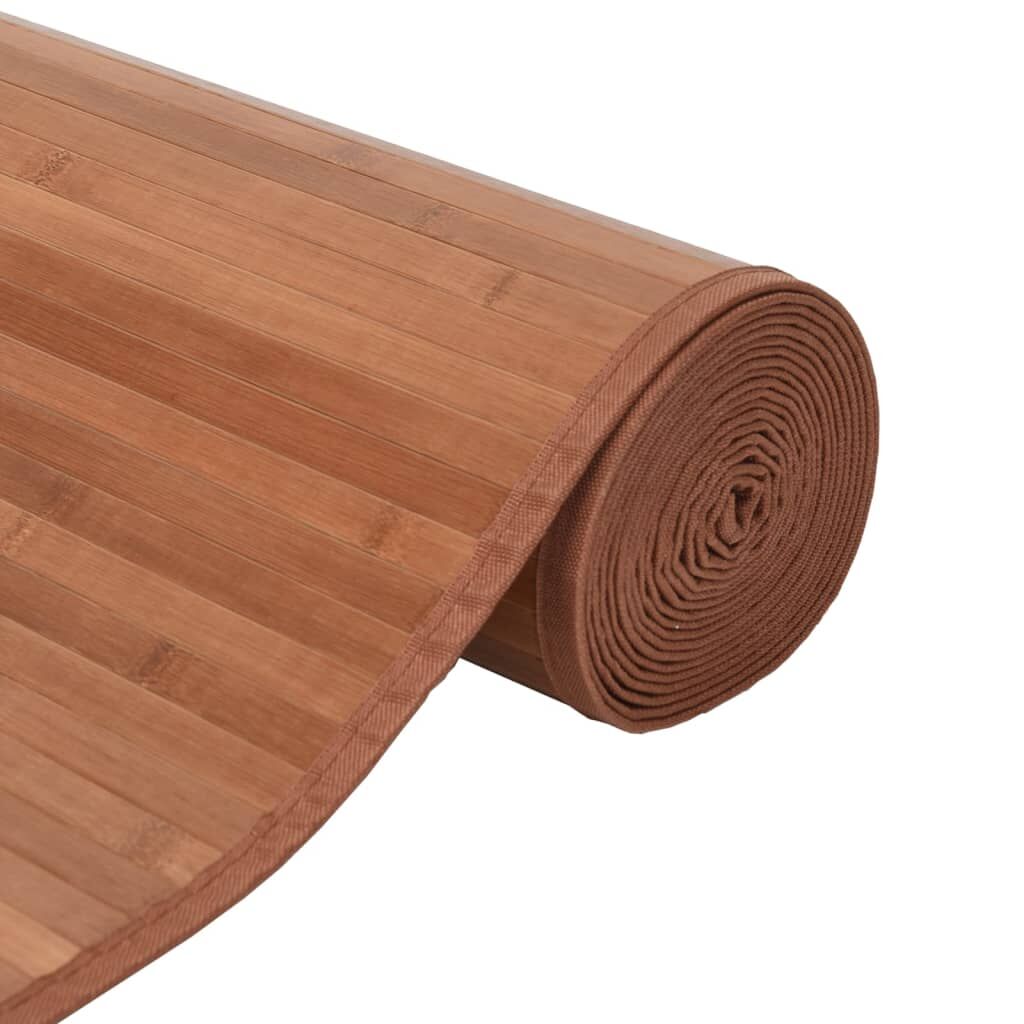 Vidaxl Alfombra Rectangular Bambú Marrón 70x100 Cm_3