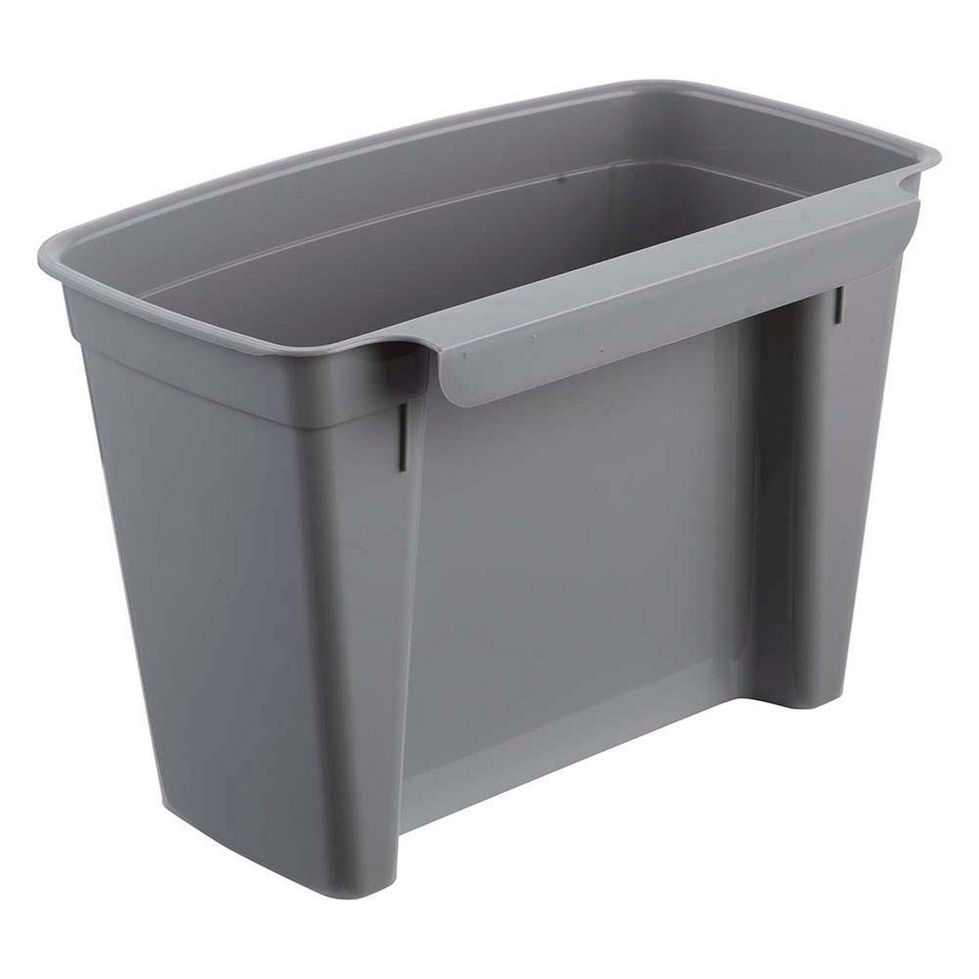 Papelera Colgante Milan, Con Tapa, Gris Nórdico, 4 Litros_2