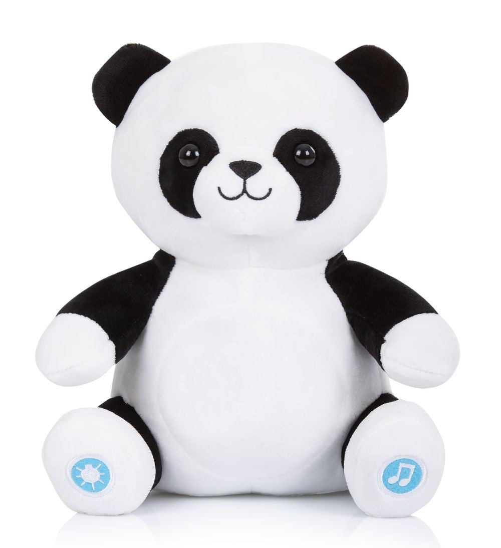 Peluche Musical Y Lámpara De Noche Para Bebés Recién Nacidos Panda_0