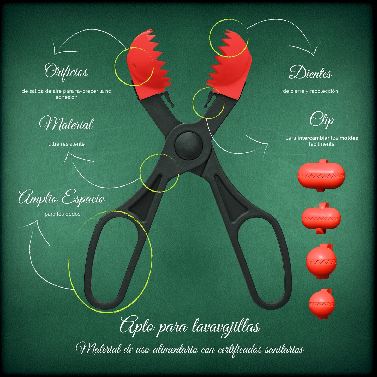 Pack De 3 Sartenes San Ignacio  Ø16cm Ø20cm Ø24cm + Utensilio Multiusos Con 4 Moldes Intercambiables