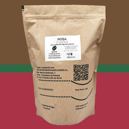 Cafe Sin Intermediarios - Rosa 1kg - Tostado Semanal|para Superautomática|ideal Café Solo_2
