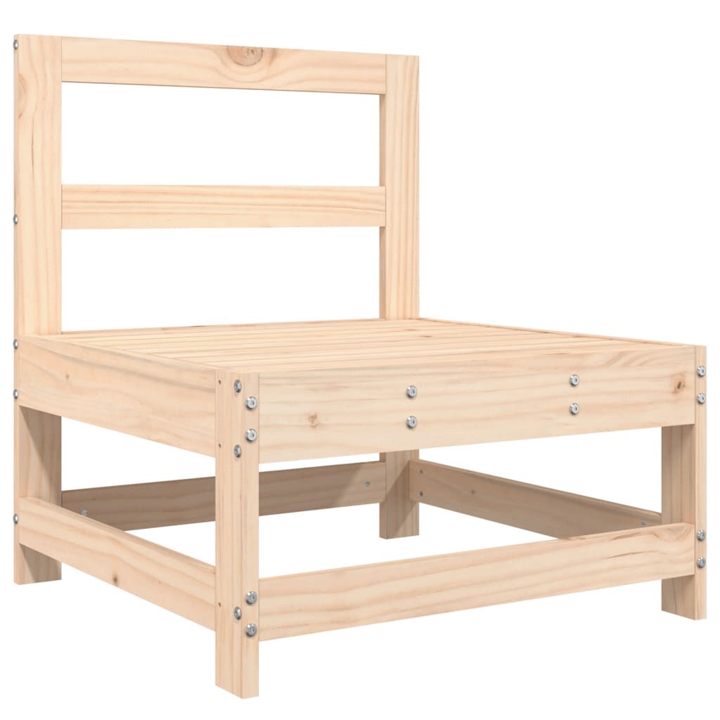 Vidaxl Juego Muebles De Jardín 10 Piezas Madera Maciza Pino_3