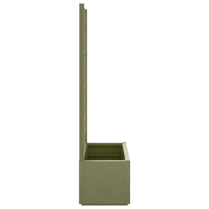 Maceta De Jardín Con Enrejado Verde 80 X 36 X 140 Cm Pp_3