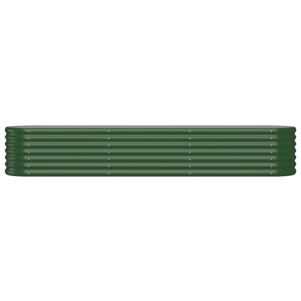 Jardinera Arriate Acero Galvanizado Verde 224x40x36 Cm_2