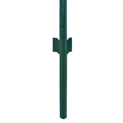 Valla De Malla De Alambre Con Postes De Acero 25x1 M Verde / Vetonek_0