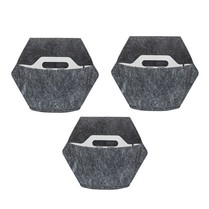 Jardín Vertical Modular Citysens Con Riego Automático De 3 Maceteros – Gris Claro Con Funda Téxtil Reciclada_5