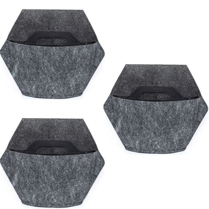 Jardín Vertical Modular Citysens Con Riego Manual De 3 Maceteros – Negro Con Funda Téxtil Reciclada_5