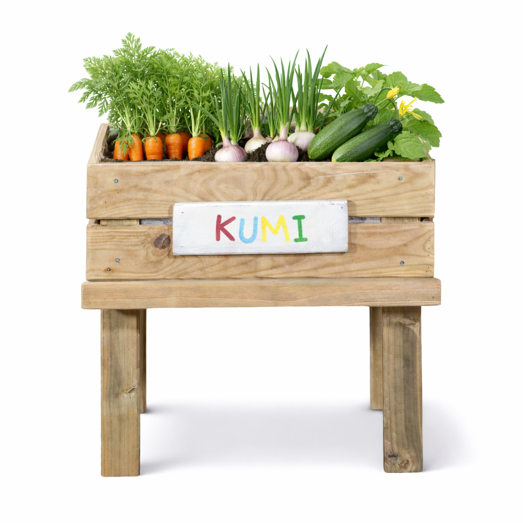 Mesa De Cultivo Infantil De Madera Con Kit De Cultivo Ecológicas| Vidahuerto_3