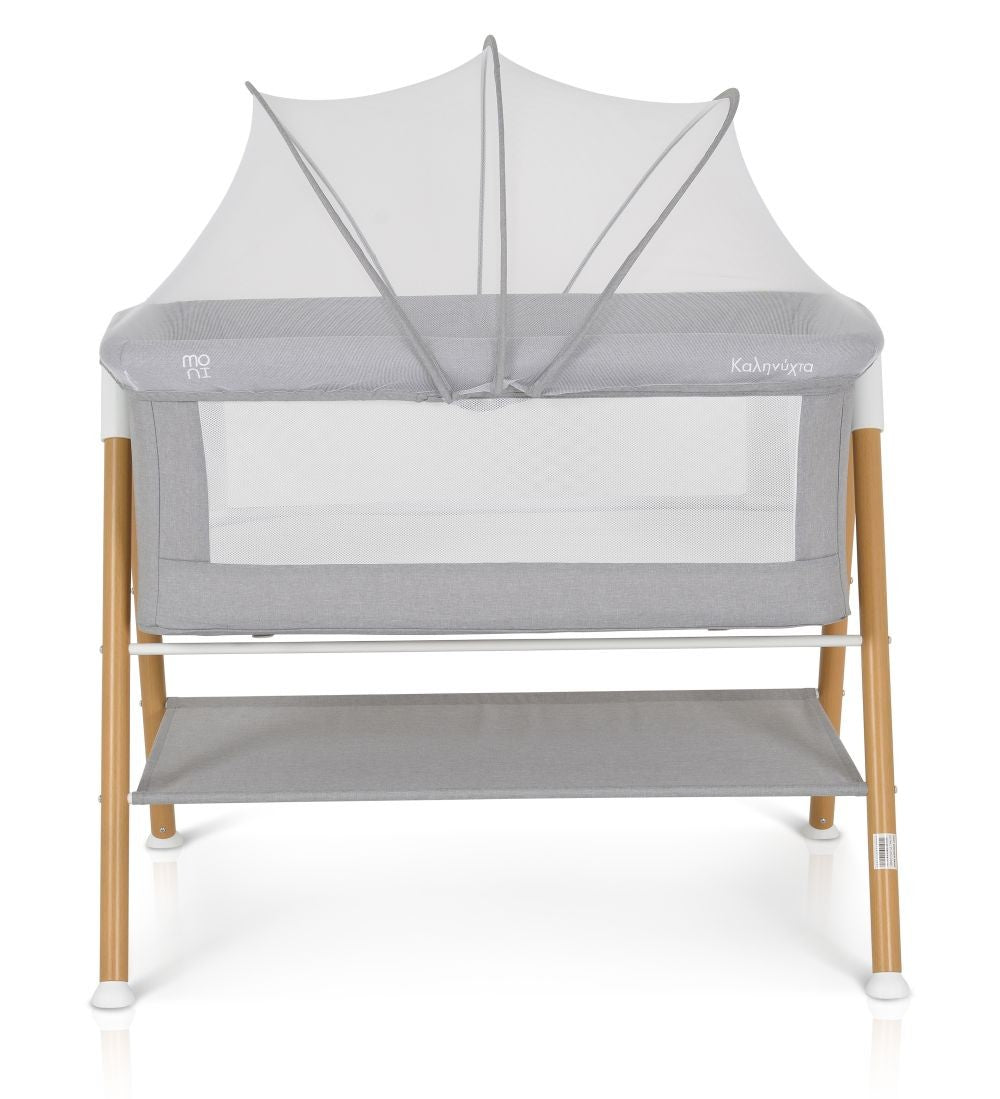 Minicuna Kalinihta Con Mosquitera Grey Wood_0