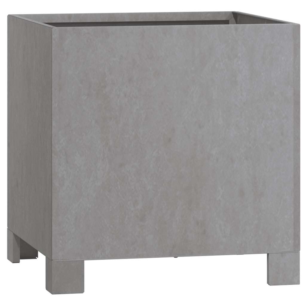 Jardineras Con Patas 2 Uds Acero Corten Oxidado 30x30x30 Cm_3